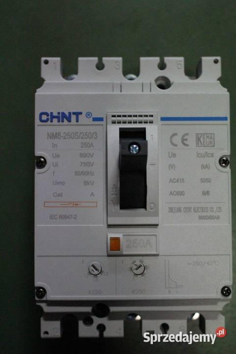 Wyłącznik MCCB NM8250S3300 123056 stac Chint Elektryka i akcesoria świętokrzyskie Włoszczowa