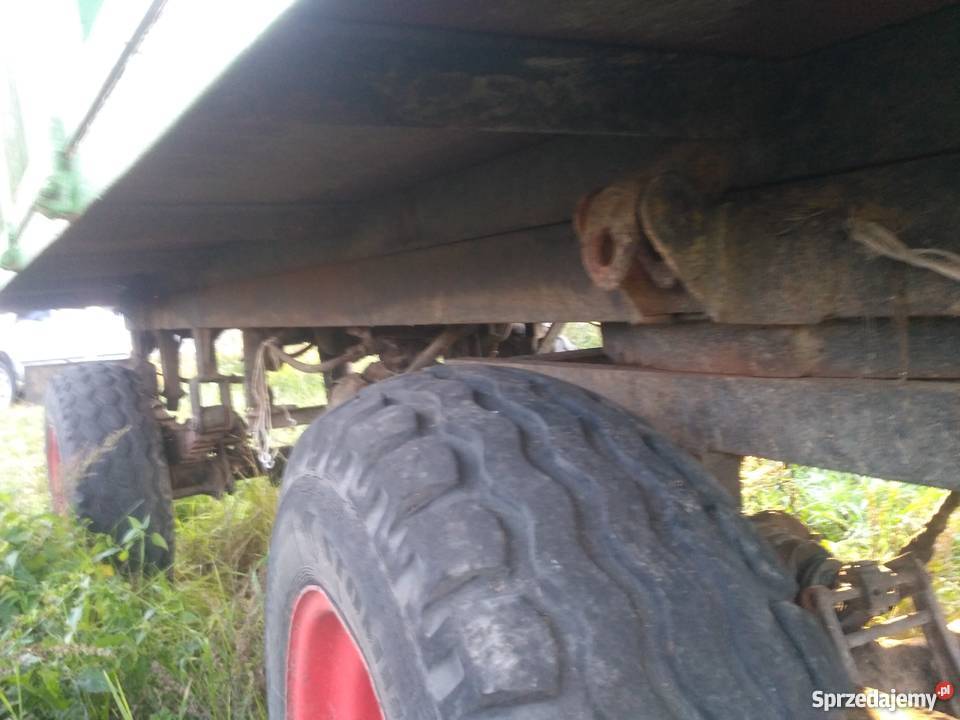 Przyczepa d 34 35t wywrotka na boki remontach Maszyny rolnicze