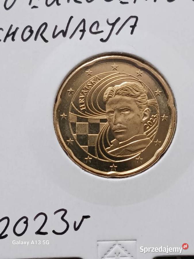 20 Eurocentów Chorwacja 2023 r mennicze Numizmatyka Konin
