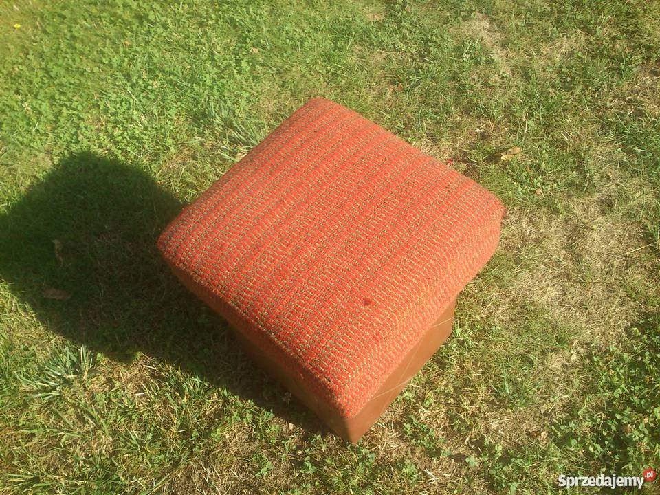 Stara pufa podnóżek PRL wielkopolskie Ostrów Wielkopolski sprzedam