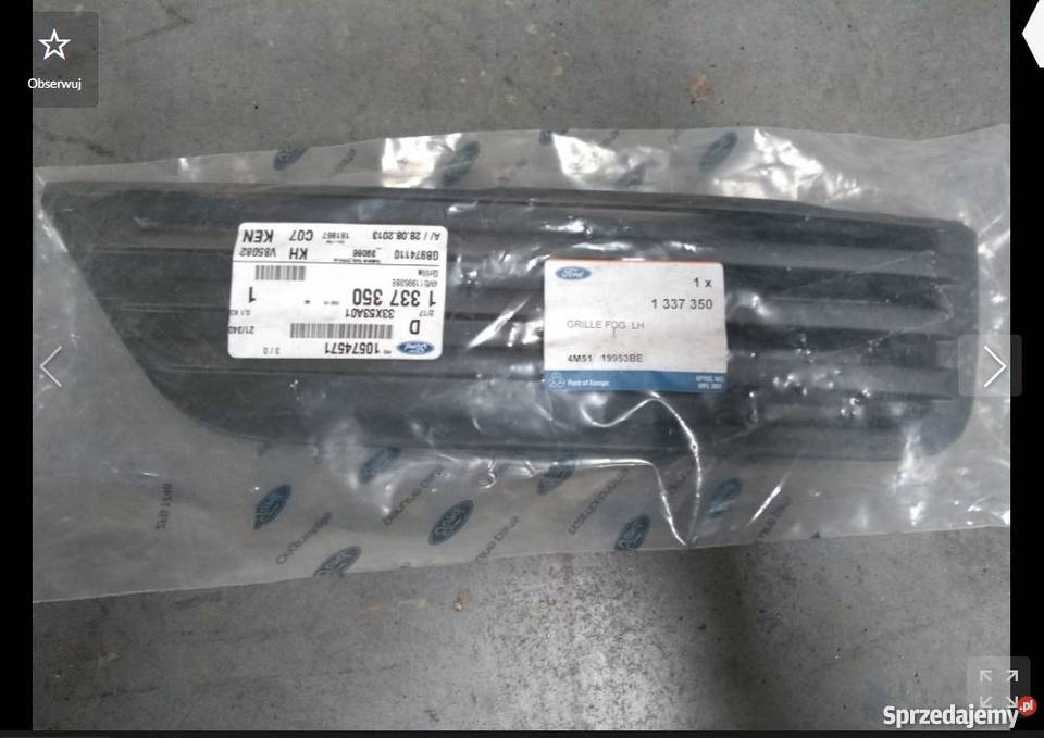 Ford Focus mk2 200420 08 zaślepka halogenu w