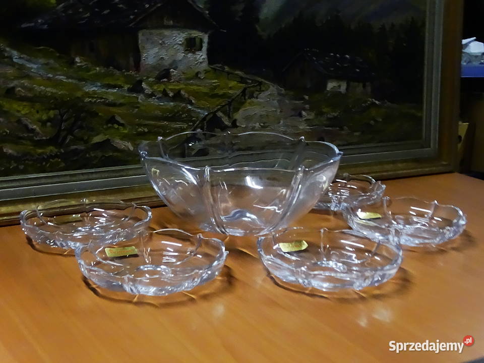 Zestaw kryształowych misek Nachtmann Biłgoraj