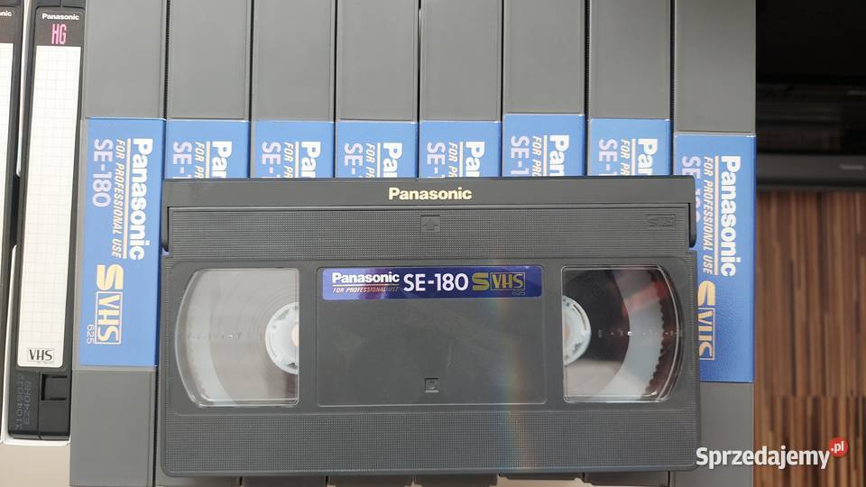 Kasety SVHS Panasonic SE180 PROXD PRO śląskie Tychy