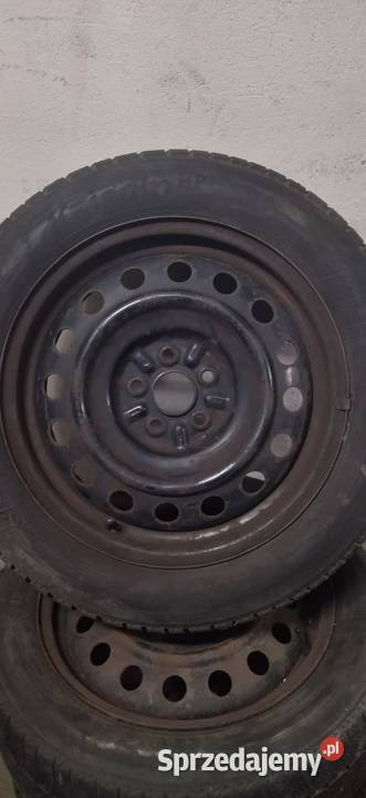 4 felgi stalowe 5x110 16 opony kpl Warszawa