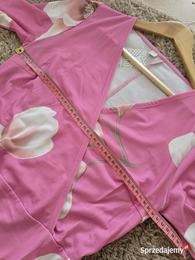 Sukienka asymetryczna Pastelowe Kwiaty Rozmiar 36(S) Rybnik