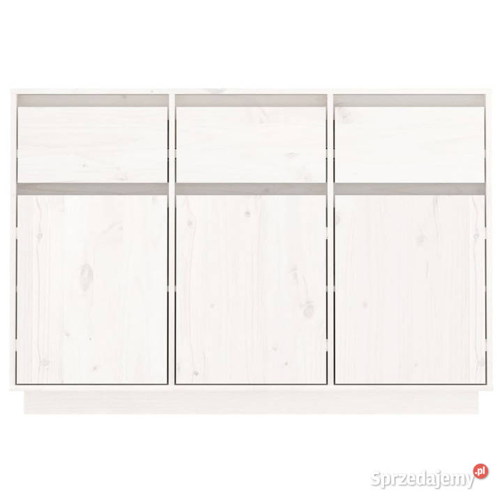 Szafka biała 110x34x75 lite drewno sosnowe mazowieckie Warszawa
