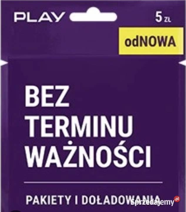 Karta sim Play OdNowa pomorskie Sopot