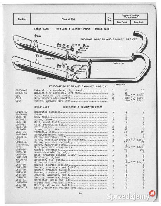 Harley Davidson Military Model 42XA Solo 1942