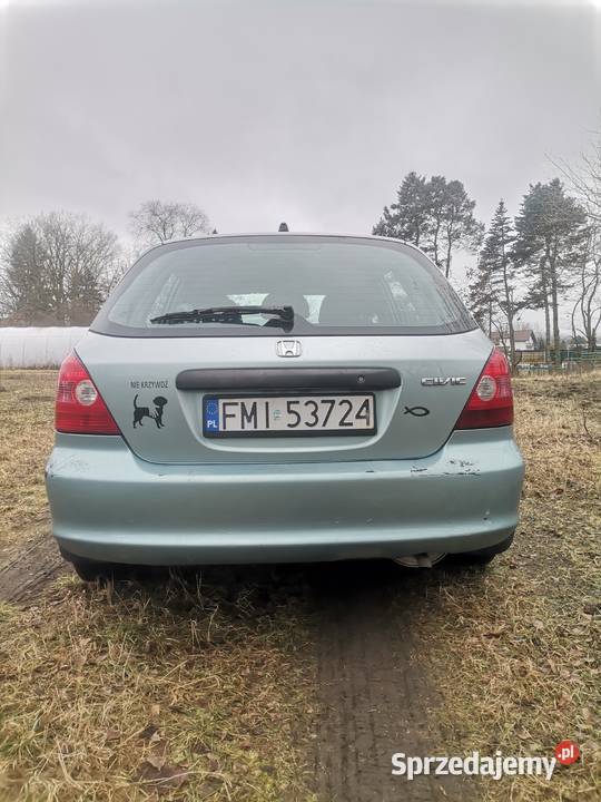 Honda Civic VII LPG benzyna+LPG Skwierzyna