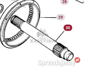 Massey Ferguson 3690 Wał Napędowy Dynaschift Jastrzębniki