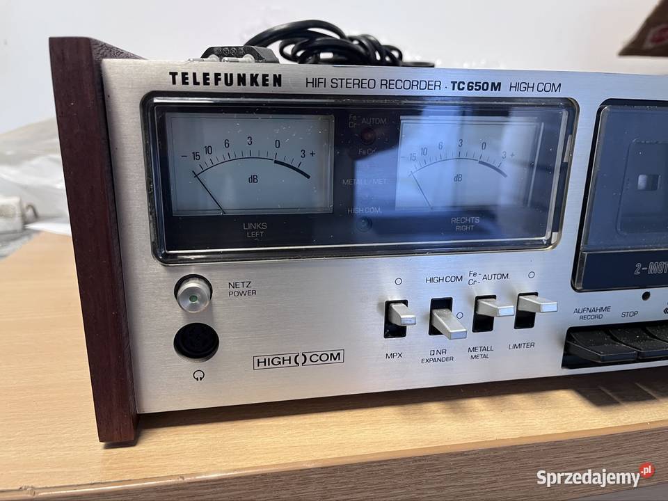 Kolekcjonerski Magnetofon kasetowy Telefunken TC kujawsko-pomorskie sprzedam