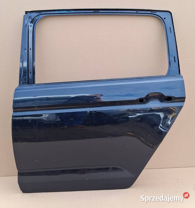 VW TOURAN 5TA II DRZWI LEWY TYŁ LEWE TYLNE osobowe Bieleń