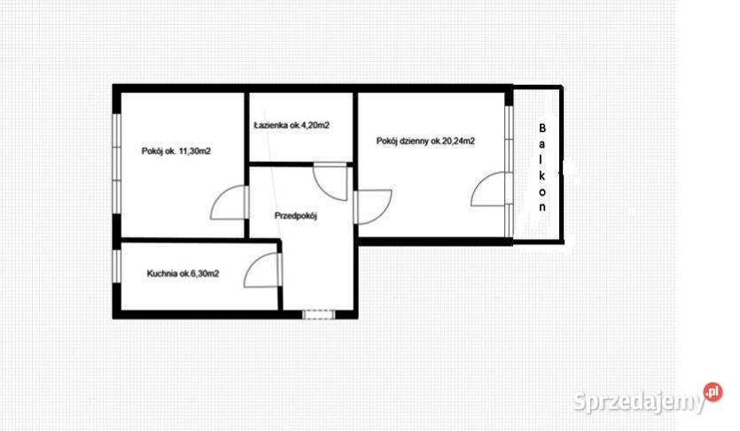 Kraków Bojkimieszkanie 2pokojowe duży balkon Sprzedaż sprzedam