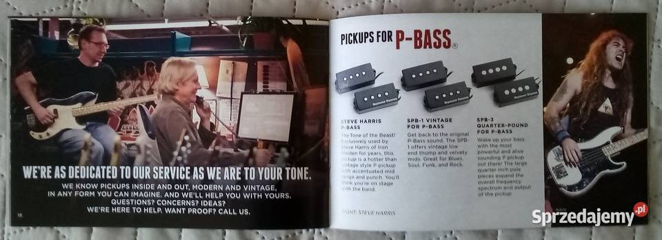 Seymour Duncan 2013 katalog przetworników Kępice
