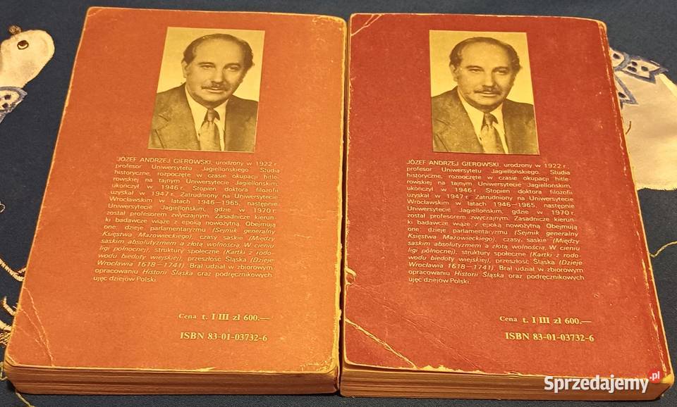 Historia Polski 15051764 1864 Józef Andrzej Książki naukowe i popularnonaukowe Kraków