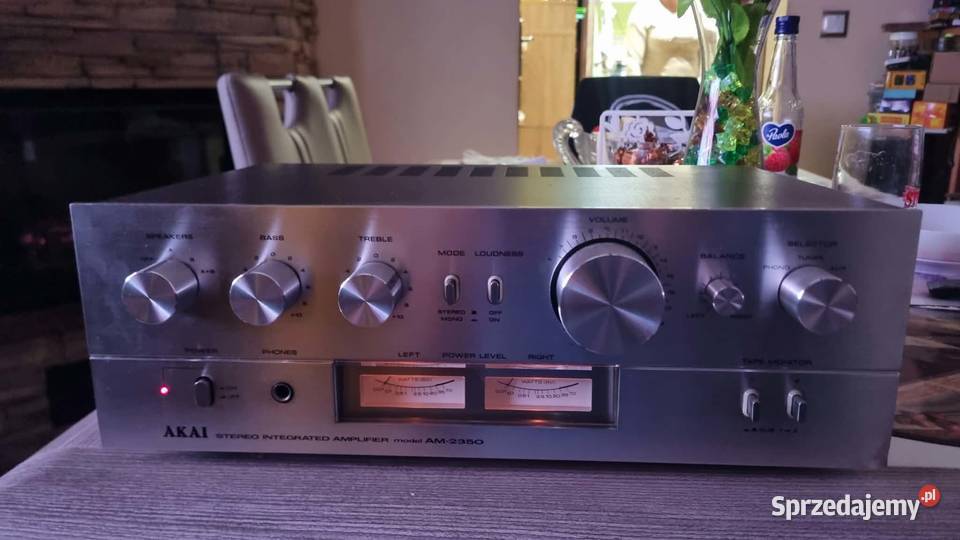 Wzmacniacz Akai AM2350 2x35Watt wychyły Made in łódzkie Warta