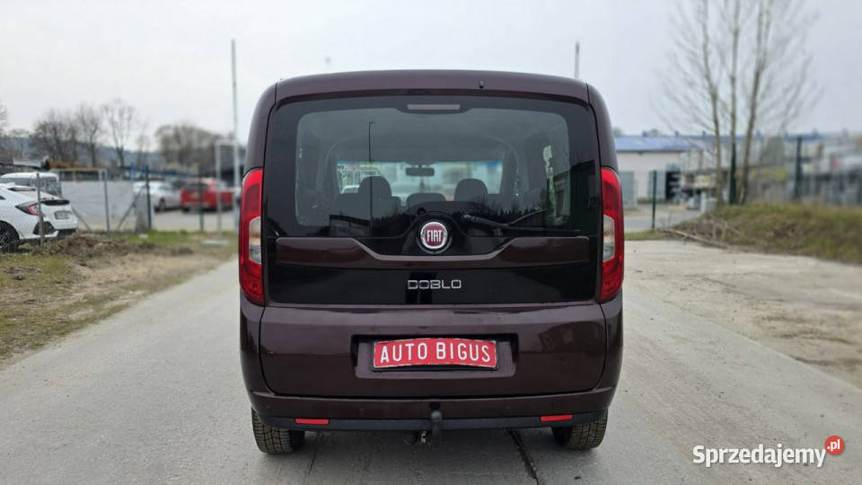 Fiat Doblo KlimaMultiJet salon polska II 2009 lakier metallic Lębork