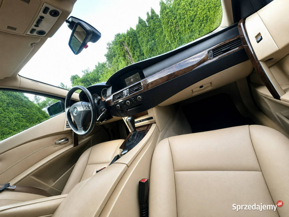 BMW 525 BMW e60 525i 25 LPG Sedan Opłacona E60 Rok produkcji 2003 Wrocław