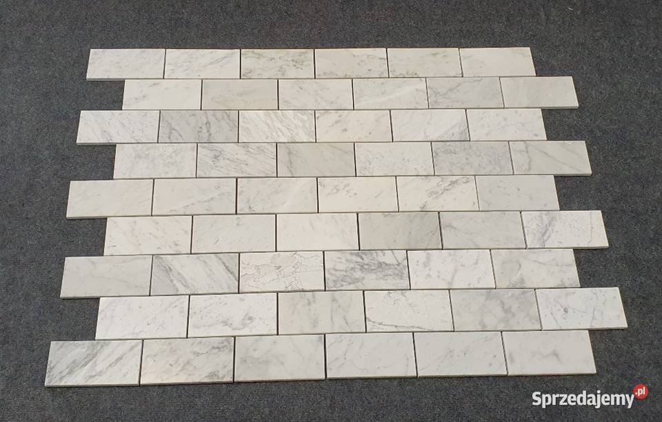 Mozaika Bianco Carrara Bricks matowa Bielawa sprzedam