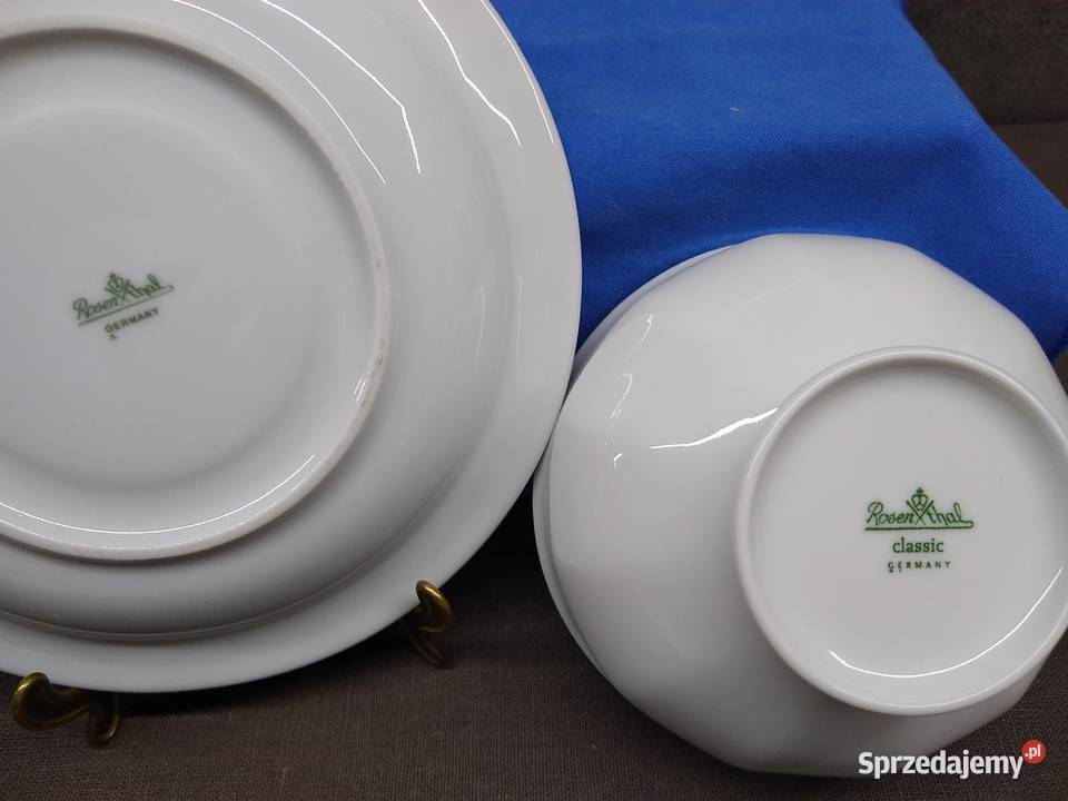 Filiżanka do herbaty Rosenthal Biała Maria Antyki, Sztuka, Kolekcje Kalisz