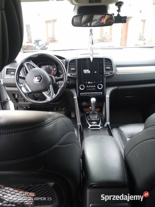 Renault Koleos II Initiale 4x4 2019r 95 kamera cofania Koleos śląskie Warszowice