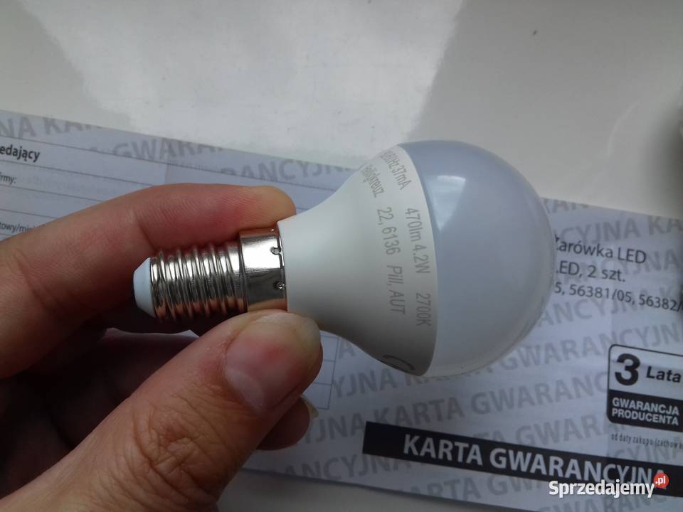 2 żarówki LED E14 42W 2700K 470lm Casalux w Żarówki i świetlówki Bydgoszcz