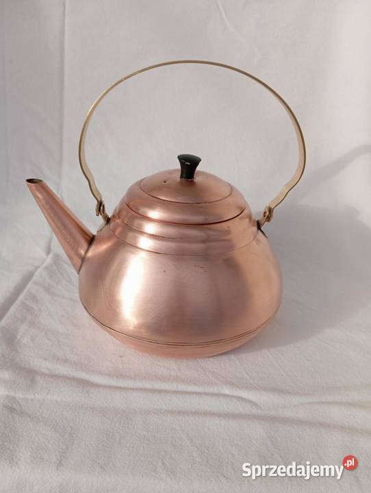 CZAJNIK IMBRYK MIEDZIANY STARY opolskie