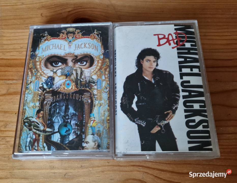 Kasety magnetofonowe audio Michael Jackson Bad i Wieluń sprzedam