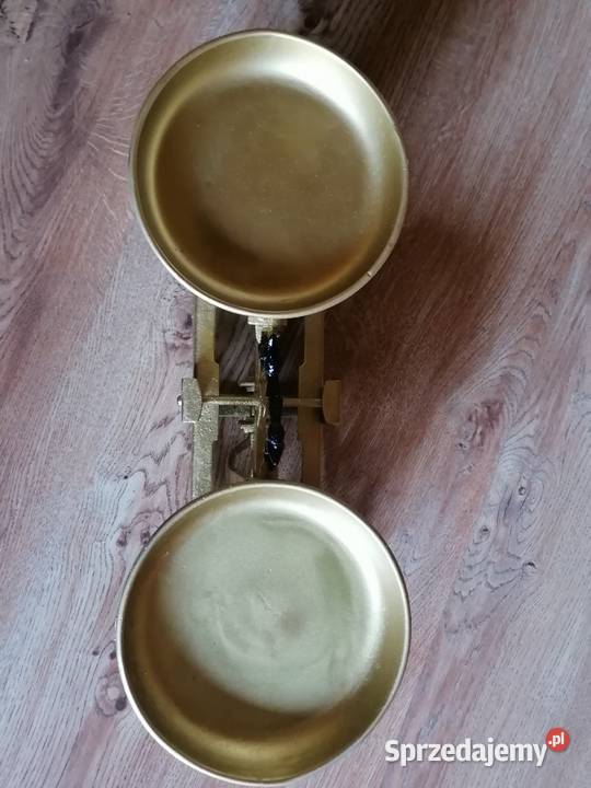 Stara waga szalkowa Wagi i miarki kuchenne Kraków