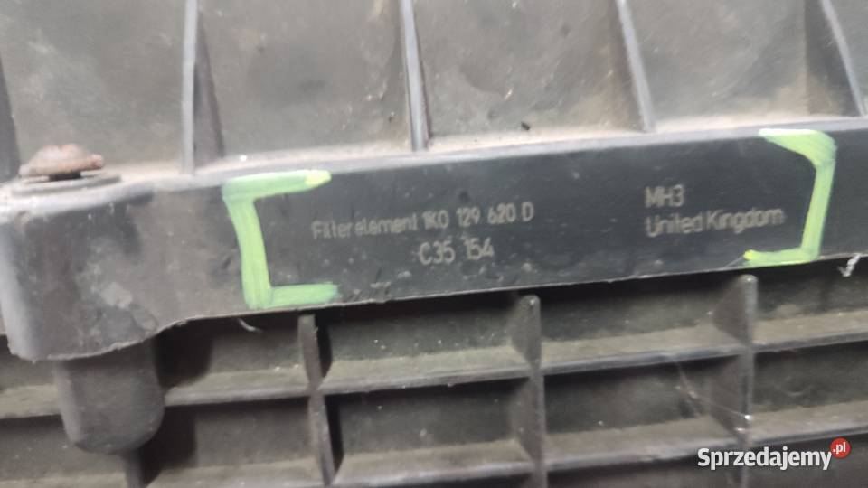 OBUDOWA FILTRA POWIETRZA VW SKODA OCTAVIA II 19 Obudowy filtrów Włoszczowa