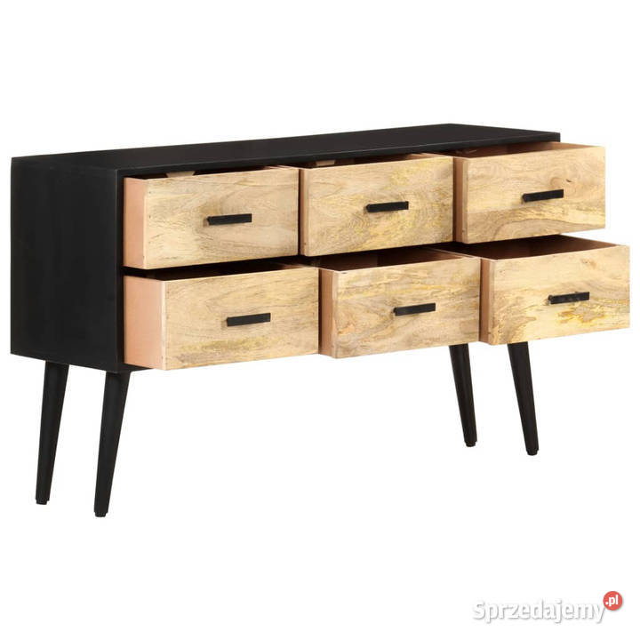 Szafka 110 x 33 x 64 lite drewno mango WM322678 Pozostałe mazowieckie Warszawa