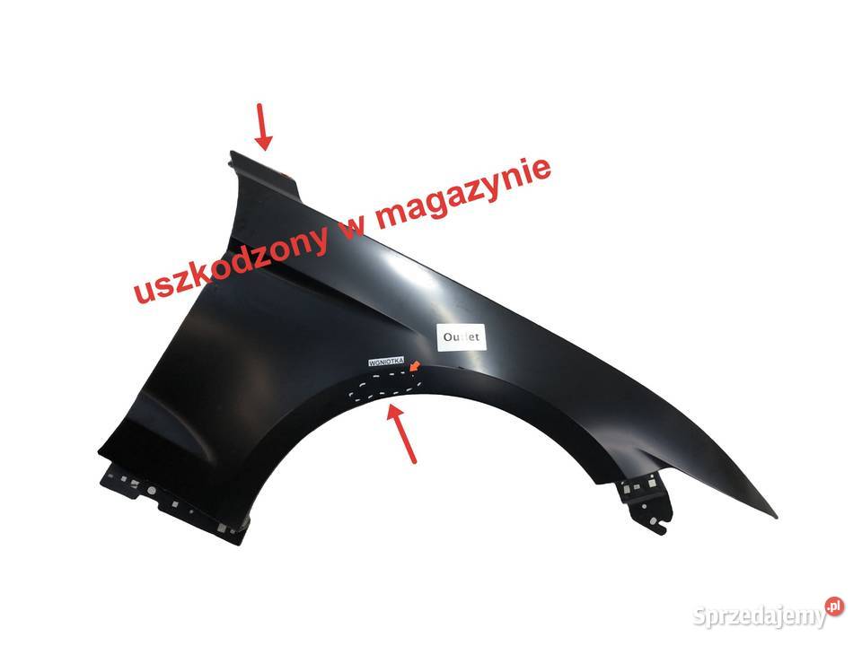 FORD MUSTANG 012015072018 Błotnik przedni prawy osobowe