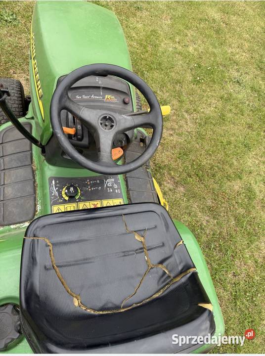 John Deere LTR 155 traktorek ogrodowy sprawny Traktorki opolskie Jastrzygowice