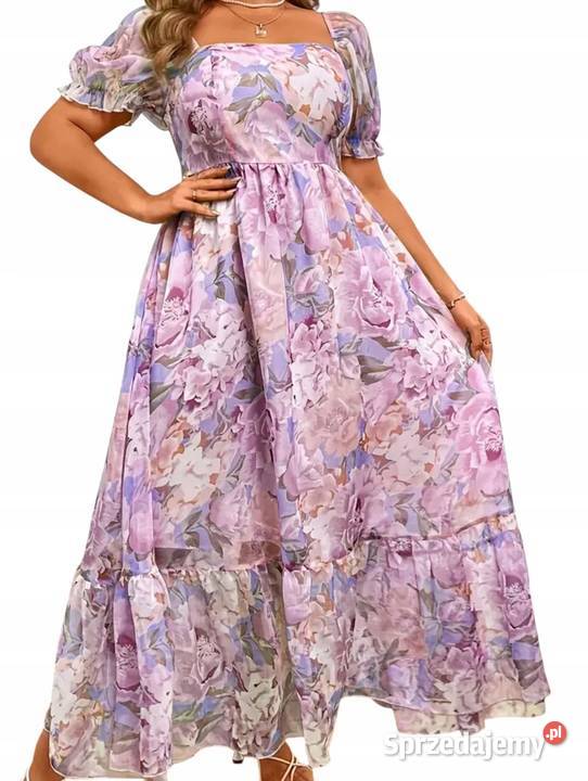 Sukienka lekka boho elegancka na wakacje urlop Inny wzór Wieluń sprzedam