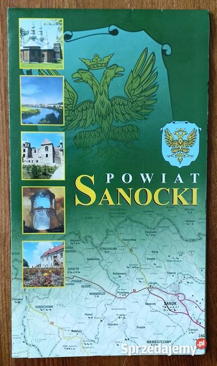 mapa Powiat Sanocki 1:130000
