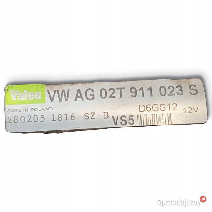 ROZRUSZNIK VW Golf V A3 8P 16 FSI valeo Chełm sprzedam