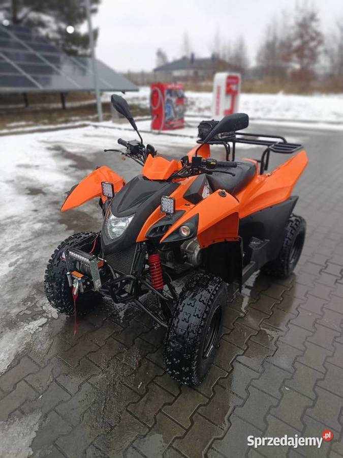 quad 300 zarejestrowany pług wyciagarka stan Bełchatów