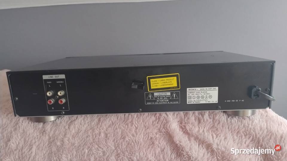 Odtwarzacz CD Sony cdp 395 Odtwarzacze CD i MD