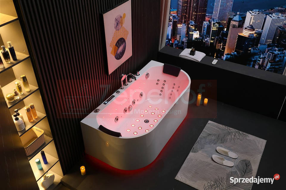 Wanna z hydromasażem EBX802 prostokątna