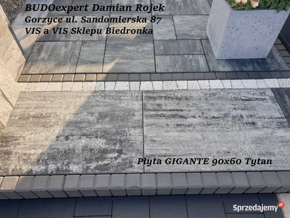 Nowoczesna płyta tarasowa XL Forbet Gigante Gorzyce