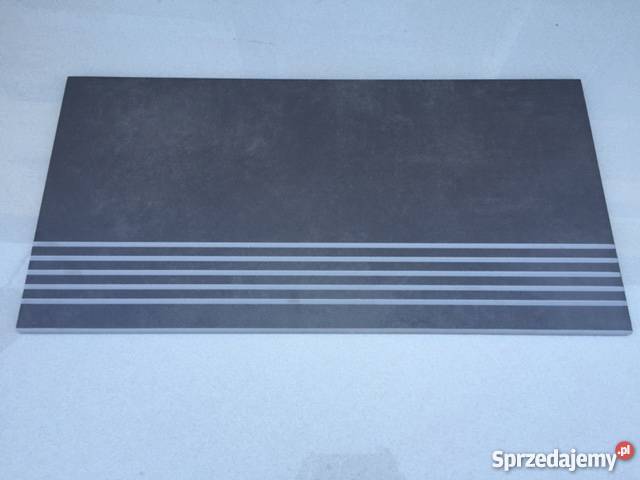 Płytka schodowa STOPNICA 30x60 szary grafit