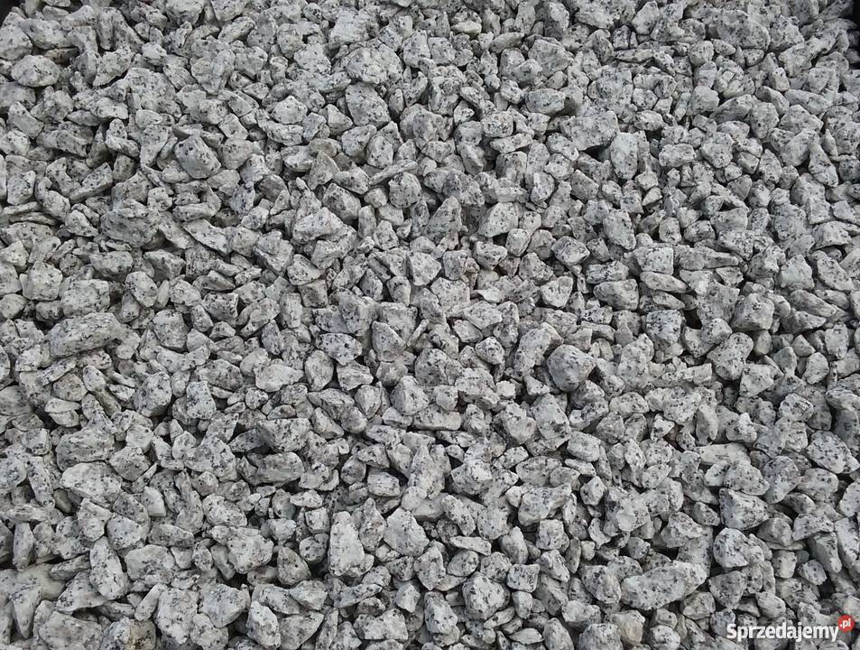 Grys granitowy szary podjazdy ścieżki opaski Sosnowiec