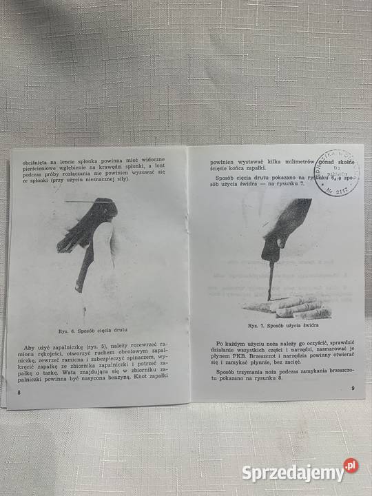 Nż wojskowy WZ 1967 opis i użytkowanie KOPIA Militaria Kalisz