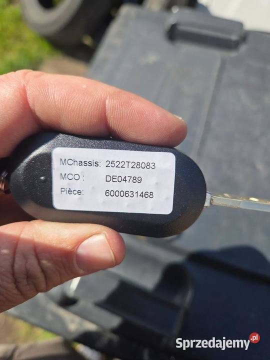 kluczyk pilot Opel Movano C 6000631468 sprzedam