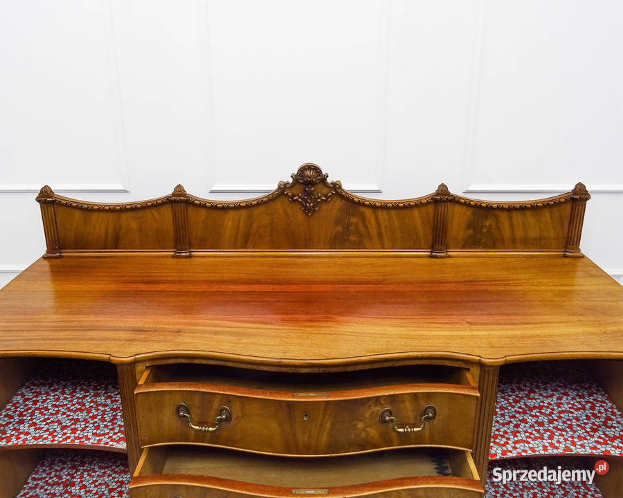 Drewniana Komoda angielska Chippendale MAHOŃ 127cm wielkopolskie