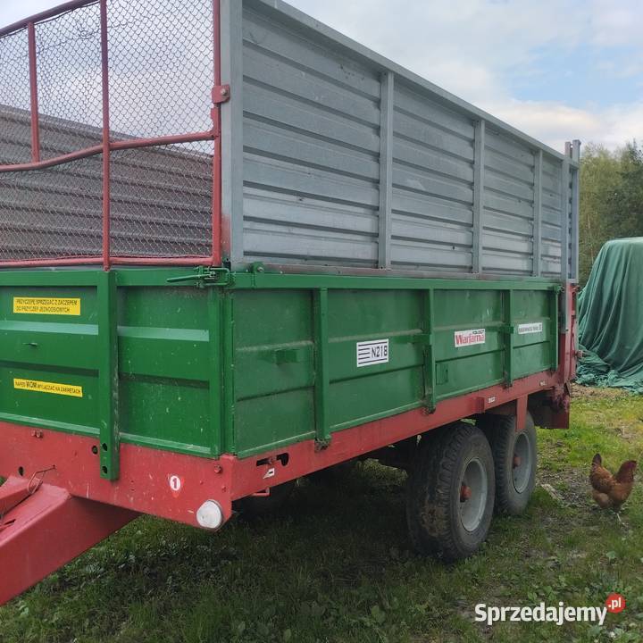 Sprzedam rozrzutnik obornika tandem 6 t warfama nieuszkodzony Rozrzutniki obornika Budziska sprzedam
