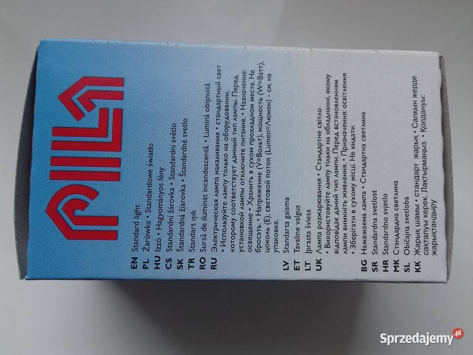 Żarówka wolframowa E27 40W 415lm Pila w pudełku Bydgoszcz sprzedam