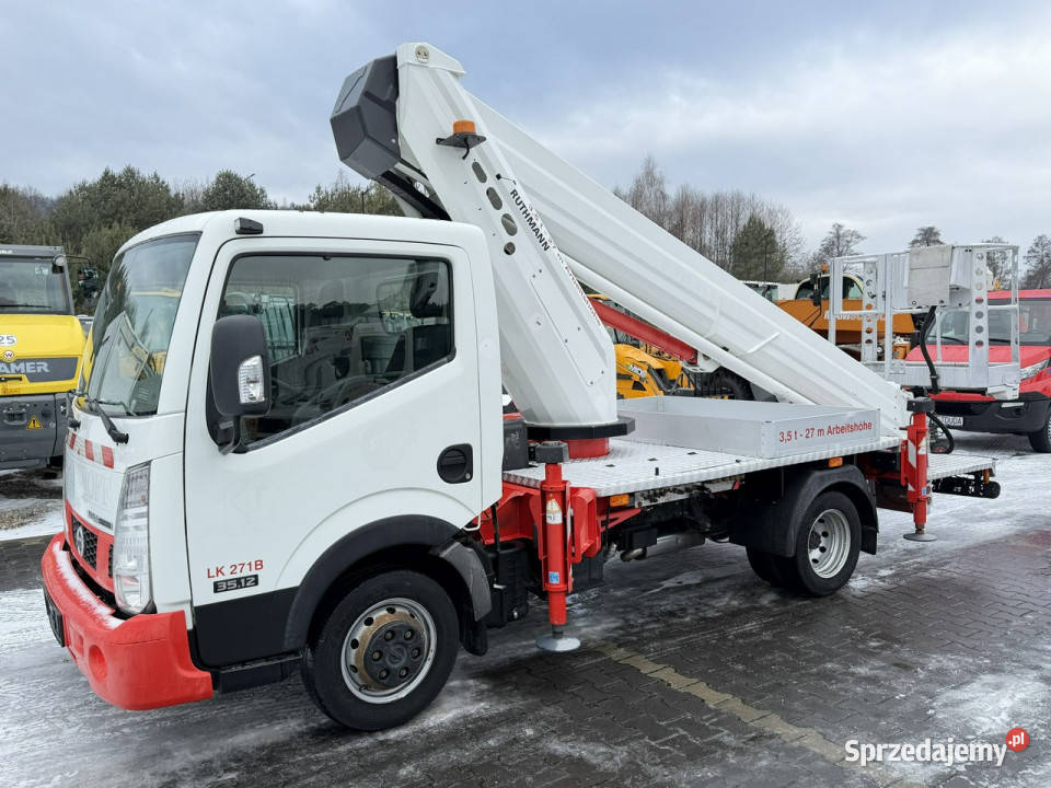 Nissan Cabstar Podnośnik Koszowy 27m RUTHMANN TB immobilizer Widełki