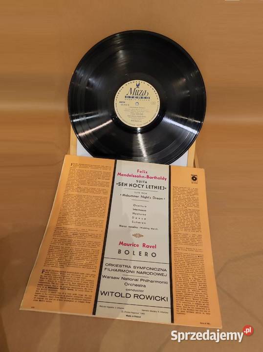 1960 Mendelssohn Ravel bolero sen nocy letniej Kielce