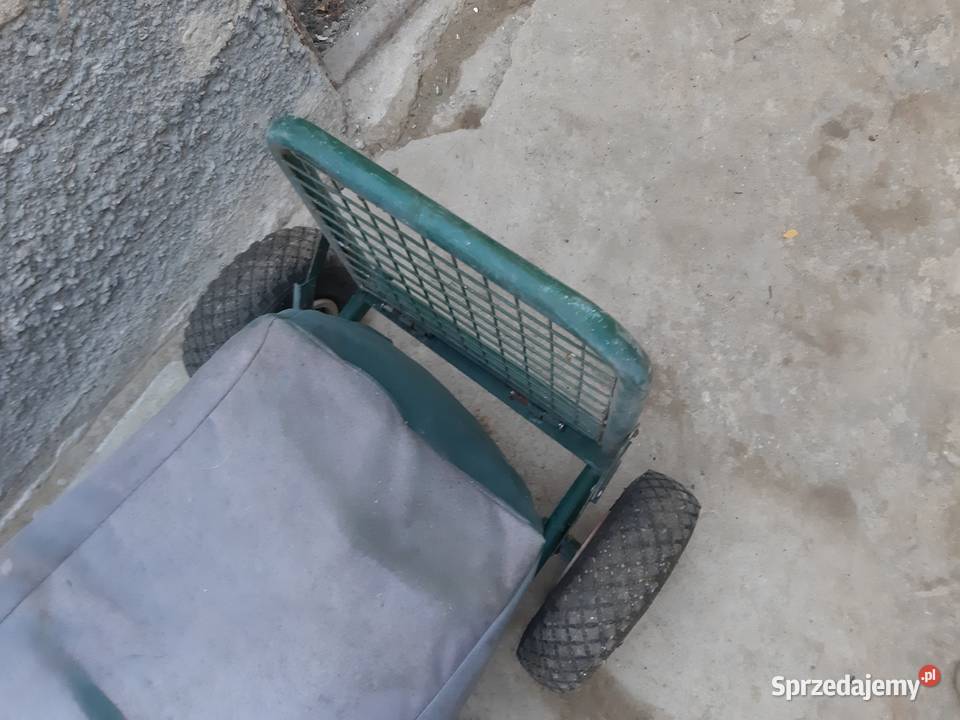 Wózek ogrodowy z workiem transportowy Głuchołazy